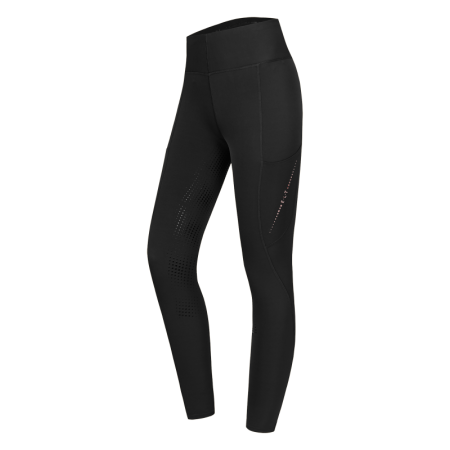 Pantalones Mujer Elt Milla Thermal Culera Silicona Negro | Equestrian.