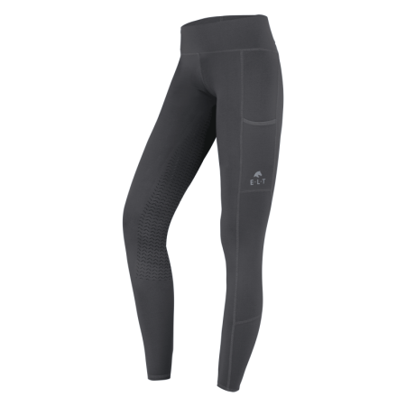 Pantalones Mujer Elt Ella Thermal Culera Silicona Asphalt | Equestrian.