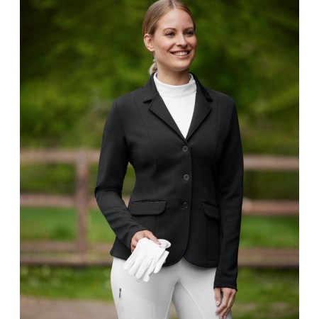 Jaqueta Concurs Dona Elt Lina Negra |Cavall i Genet a Equestrian, Calvet
