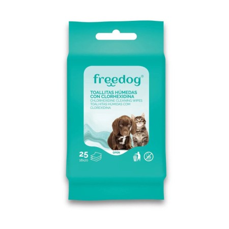 Toallitas Húmedas Freedog Clorexidina para perros | Calvet Animales y Plantas 2