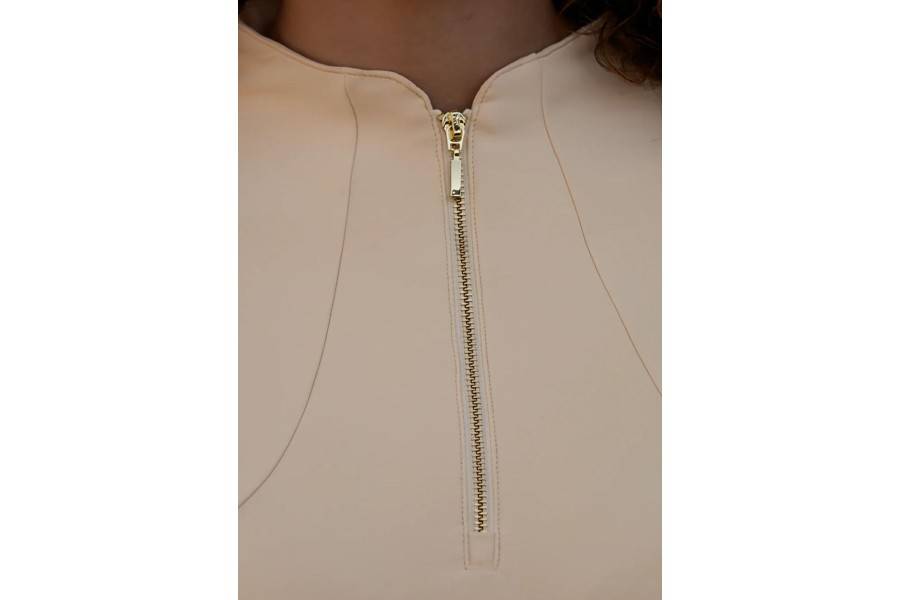 Base Layer Haute Basics Manga Larga Gold Cream | Equestrian. Calvet