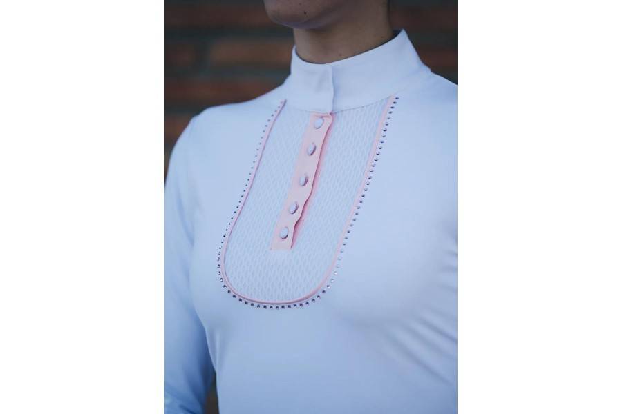 Base Layer Haute Competición Manga Larga Blanco | Equestrian. Calvet