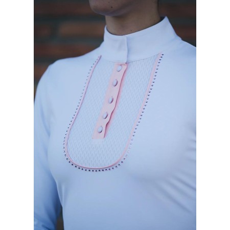 Base Layer Haute Competición Manga Larga Blanco | Equestrian. Calvet