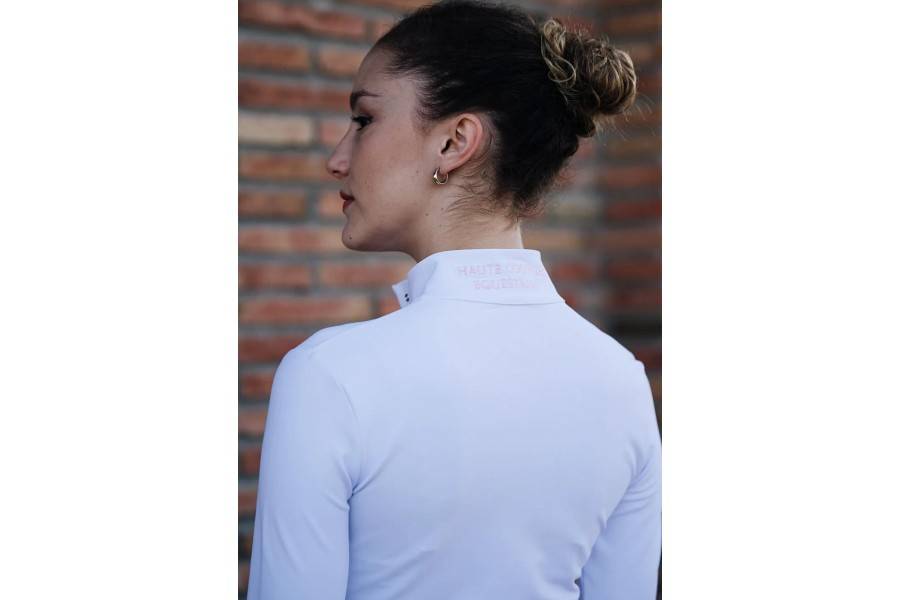 Base Layer Haute Competició Màniga Llarga Blanc |Cavall i Genet a