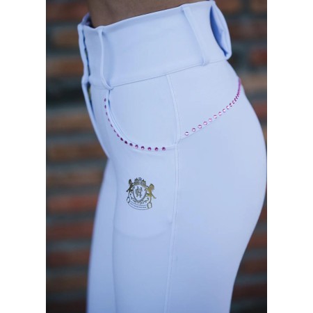 Leggins Breegging Hauter Competición Blanco | Equestrian. Calvet Animals i