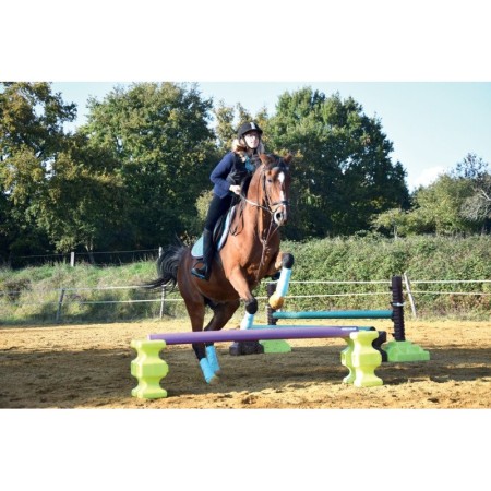 Cavaletti Easy Jump Blau |Cavall i Genet a Equestrian, Calvet Animal i