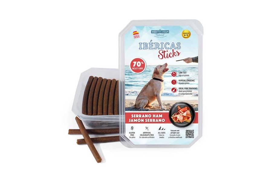 Barretes Gos Ibéricas Sticks Pernil Salat 900 Gr per gossos | Calvet Animals i