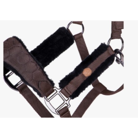 Cabezada Cuadra QHP Classy Marrón Oscuro | Equestrian. Calvet Animals i