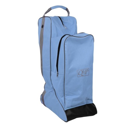 Funda Botas Y Casco QHP Azul Claro/Gris | Equestrian. Calvet Animals i