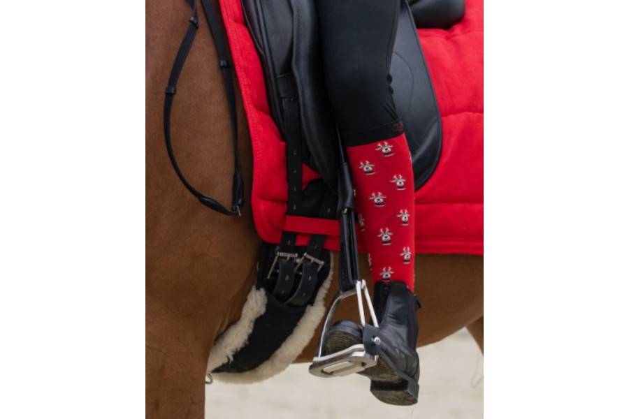 Calcetines QHP Christmas Elf/Rudolph 2 Pares | Equestrian. Calvet Animals