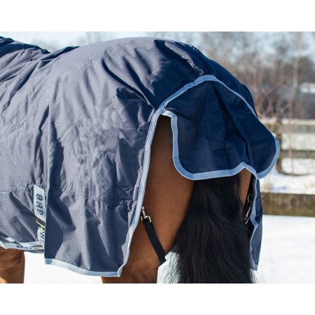 Manta Caballo Exterior QHP 600D Azul Oscuro | Equestrian. Calvet Animals i