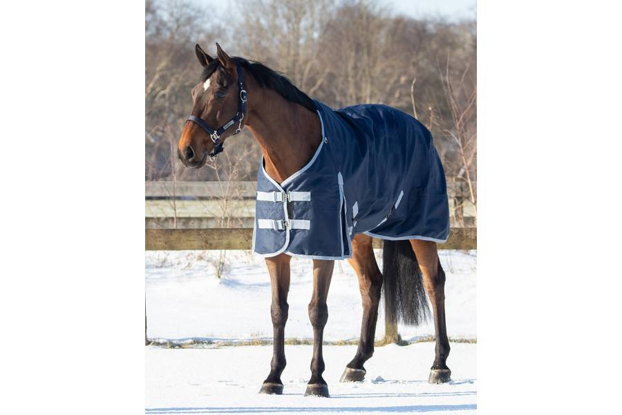 Manta Cavall Exterior QHP 600D Blau Fosc |Cavall i Genet a Equestrian