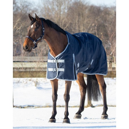 Manta Caballo Exterior QHP 600D Azul Oscuro | Equestrian. Calvet Animals i