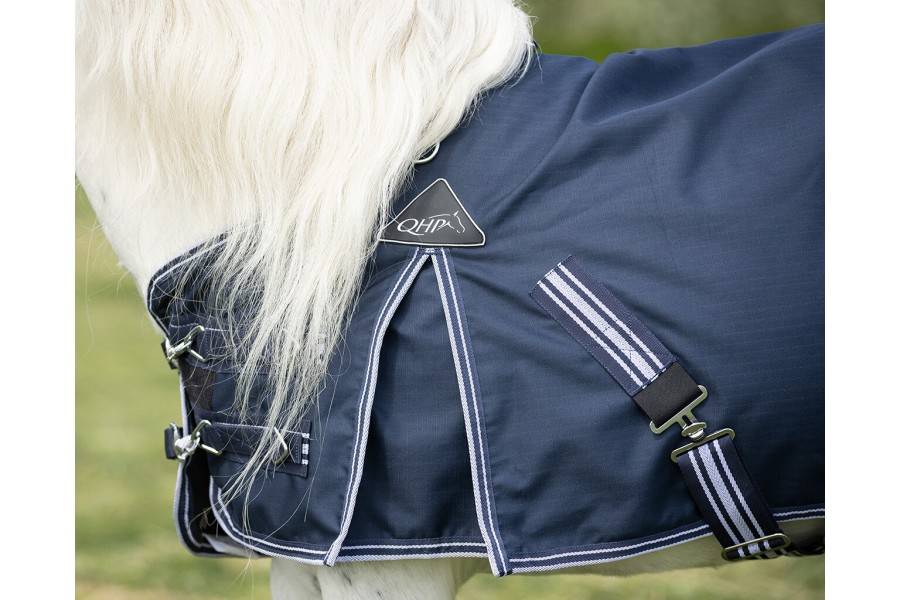 Manta Caballo Exterior QHP Falabella 200g Azul Marino | Equestrian. Calvet