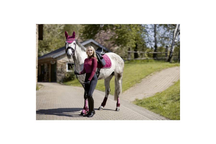 Campanas HKM Berry Rojo Vino | Equestrian. Calvet Animals i Plantes.