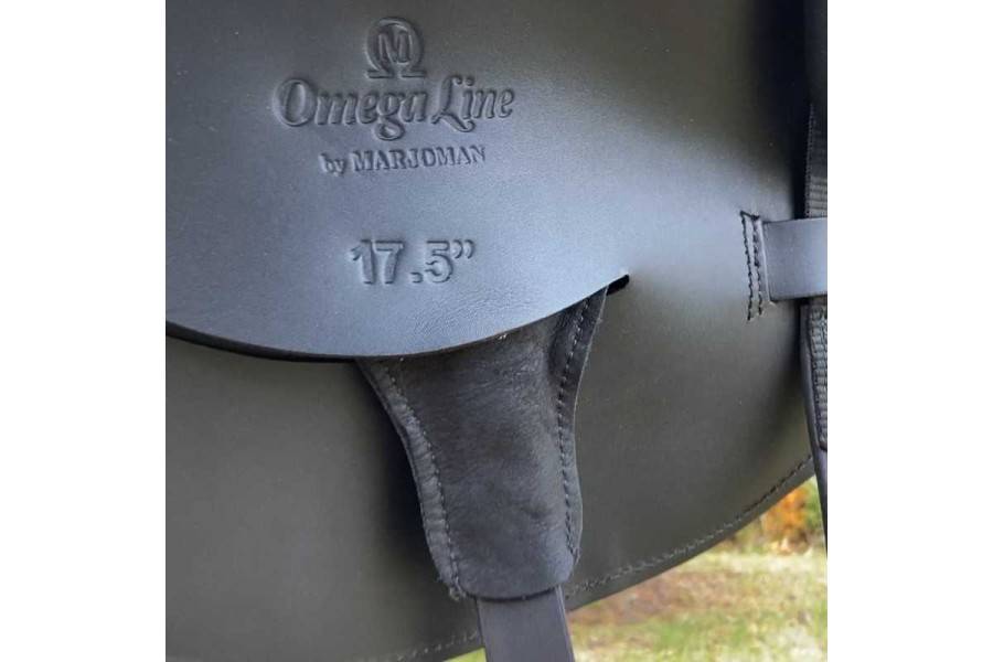 Silla Inglesa Doma Omega Monofaldón Negra Kit Puentes | Equestrian. Calvet