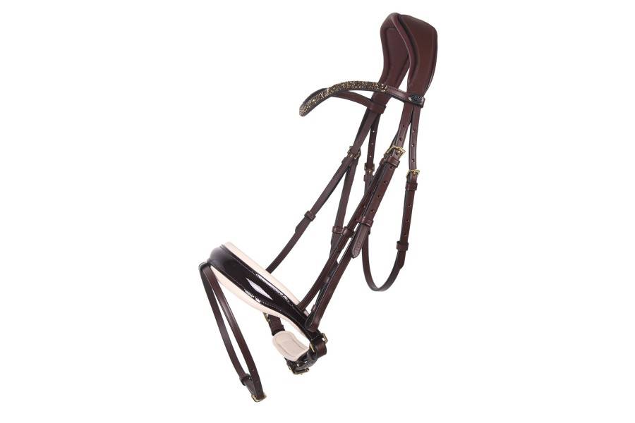 Brida Montar QHP Lupine Marrón/Beige | Equestrian. Calvet Animals i