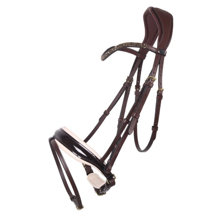 Brida Montar QHP Lupine Marrón/Beige | Equestrian. Calvet Animals i
