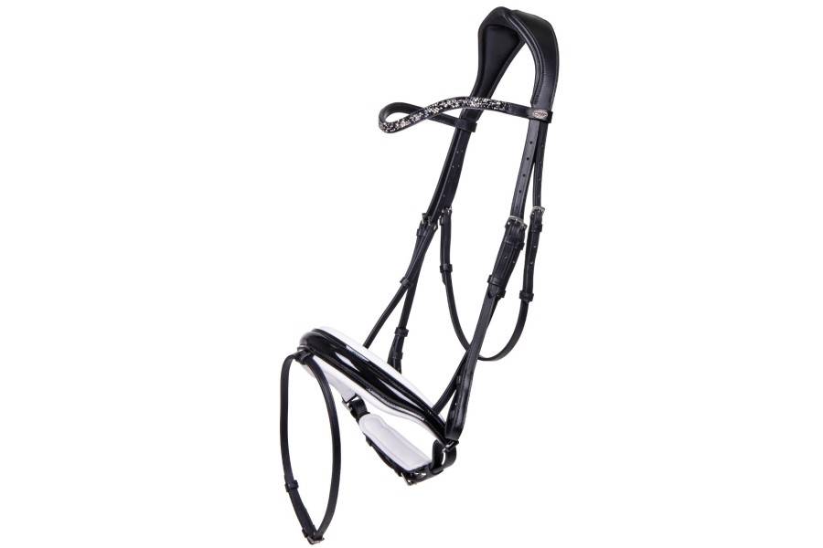 Brida Montar QHP Lupine Negra/Blanca | Equestrian. Calvet Animals i