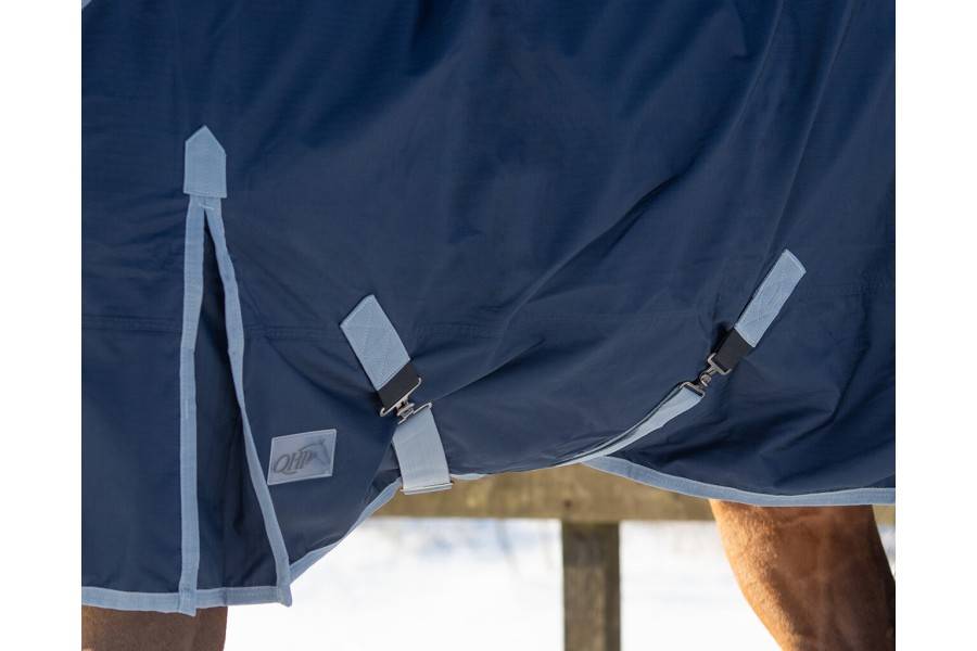 Manta Cavall Exterior QHP 600D 200G Blau Fosc |Cavall i Genet a