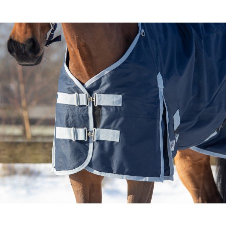 Manta Cavall Exterior QHP 600D 200G Blau Fosc |Cavall i Genet a