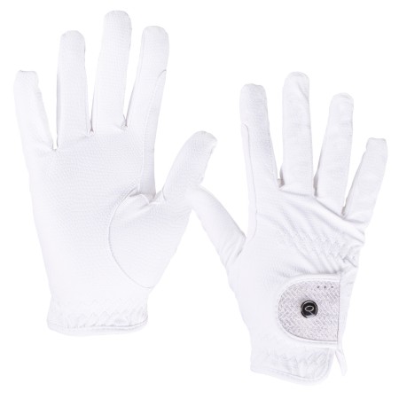 Guantes QHP Kae Blanco | Equestrian. Calvet Animals i Plantes.