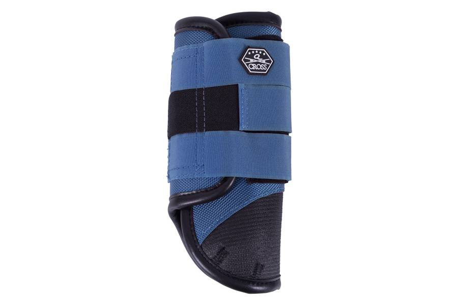 Protectores Delanteros QHP Cross Techincal Steel Blue | Equestrian. Calvet