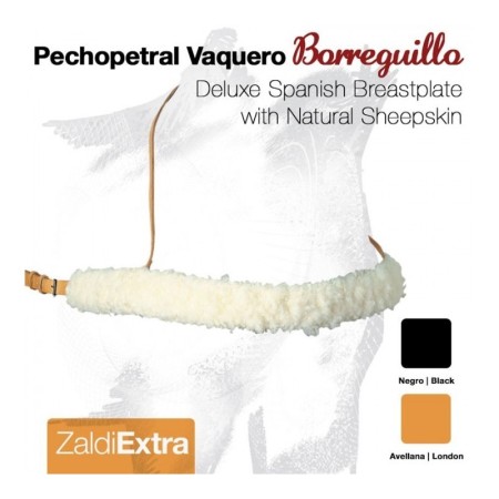 Pitpetral Vaquer Folrat Borreguillo Natural Negre |Cavall i Genet a