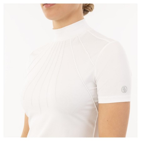 Polo Competició Dona Màniga Curta BR Eleonora Blanc |Cavall i Genet a