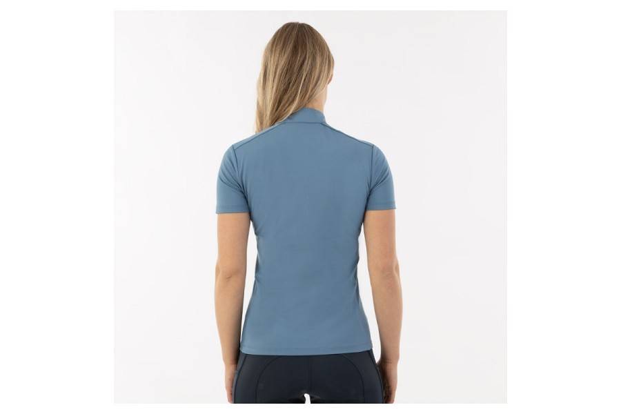 Samarreta Dona Màniga Curta BR Estelle Zip-Up Captain's Blue |Cavall i