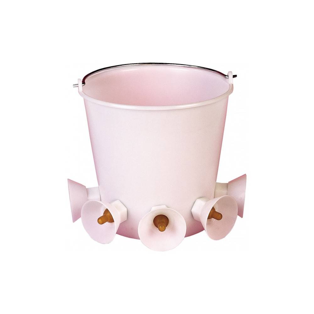 Cubo 5 Tetinas 11 L | Animales de granja. Calvet animals i plantes.