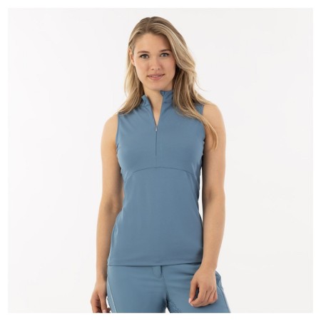Samarreta Dona Sense Mànigues BR Edith Zip-Up Captain's Blue |Cavall i