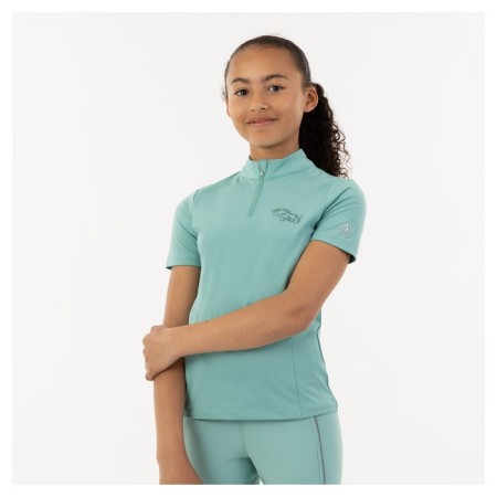 Samarreta Nen/a Màniga Curta BR Eevolv Emery Zip-Up Canton |Cavall i Genet