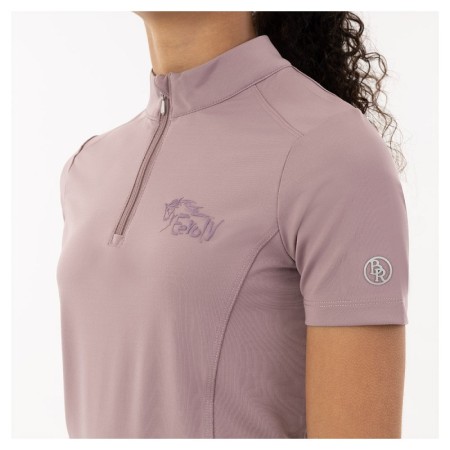 Camiseta Niño/a Manga Corta BR Eevolv Emery Zip-Up Eldelberry |