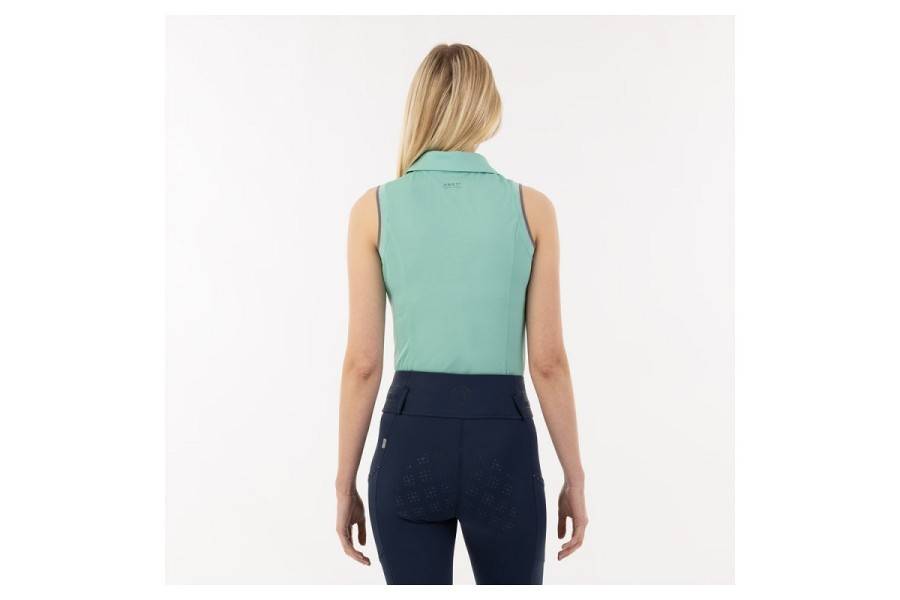 Polo Mujer Sin Mangas ANKY ATC241202 Green Sea | Equestrian. Calvet