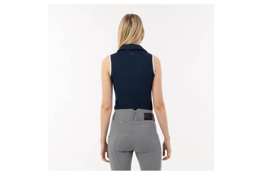 Polo Mujer Sin Mangas ANKY ATC241202 Dark Navy | Equestrian. Calvet