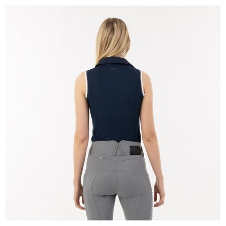 Polo Mujer Sin Mangas ANKY ATC241202 Dark Navy | Equestrian. Calvet