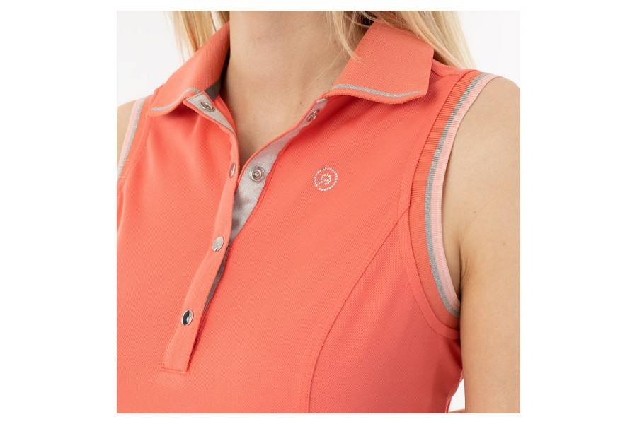 Polo Dona Sense Mànigues ANKY ATC241202 Sugar Coral |Cavall i Genet a