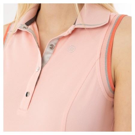 Polo Dona Sense Mànigues ANKY ATC241202 Pale Rosette |Cavall i Genet a 2