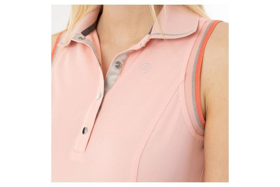 Polo Mujer Sin Mangas ANKY ATC241202 Pale Rosette | Equestrian. Calvet