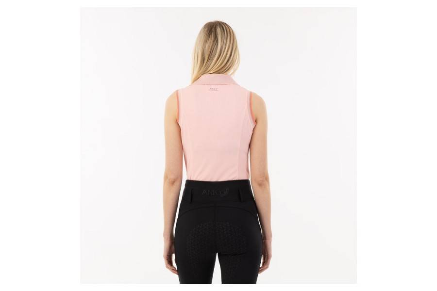 Polo Dona Sense Mànigues ANKY ATC241202 Pale Rosette |Cavall i Genet a