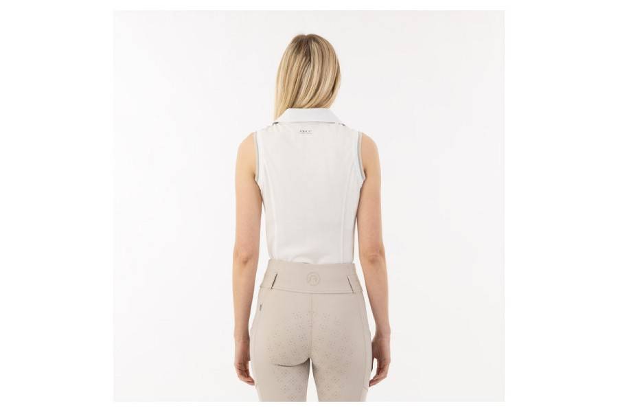 Polo Dona Sense Mànigues ANKY ATC241202 Blanc |Cavall i Genet a