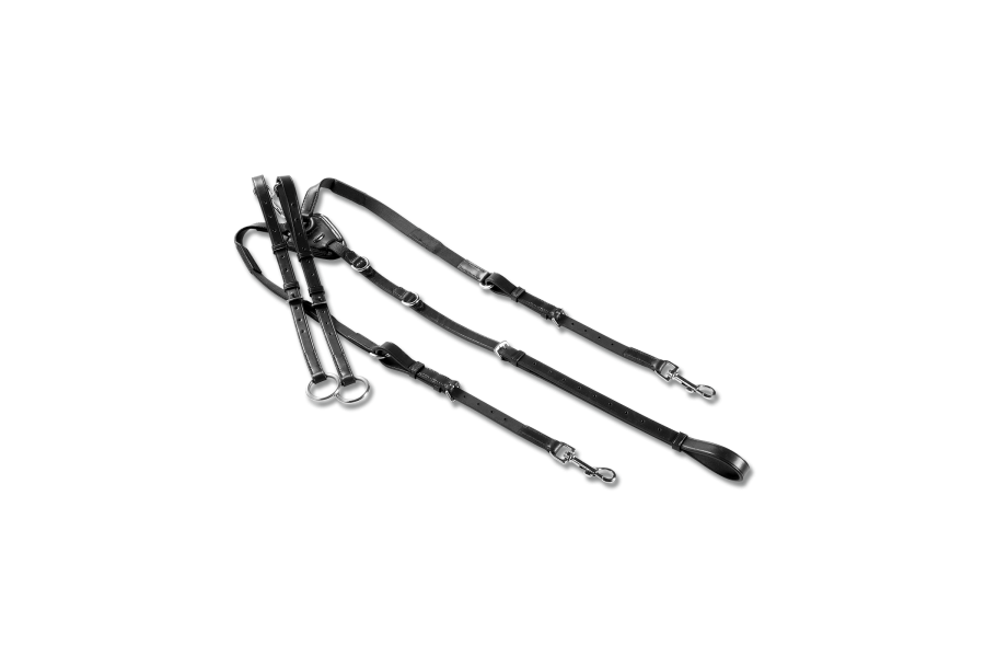 Peitpetral Anglès Wladhausen X-Line Negre |Cavall i Genet a Equestrian