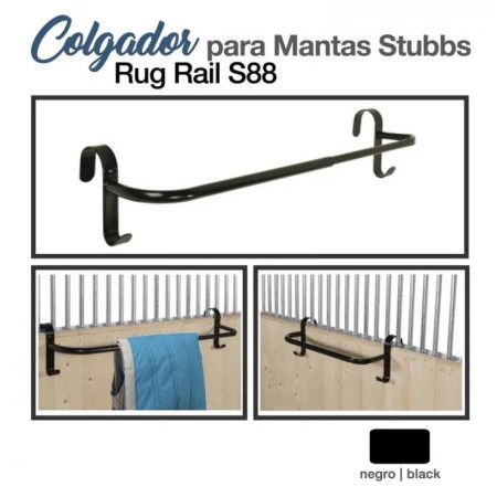 Penjador Mantes Stubbs Extensible S8895 Negre |Cavall i Genet a