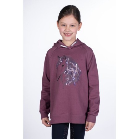 Sudadera Niño/a HKM Alva Lila | Equestrian. Calvet Animals i Plantes. 2