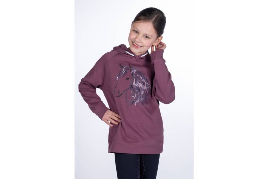 Sudadera Niño/a HKM Alva Lila | Equestrian. Calvet Animals i Plantes.