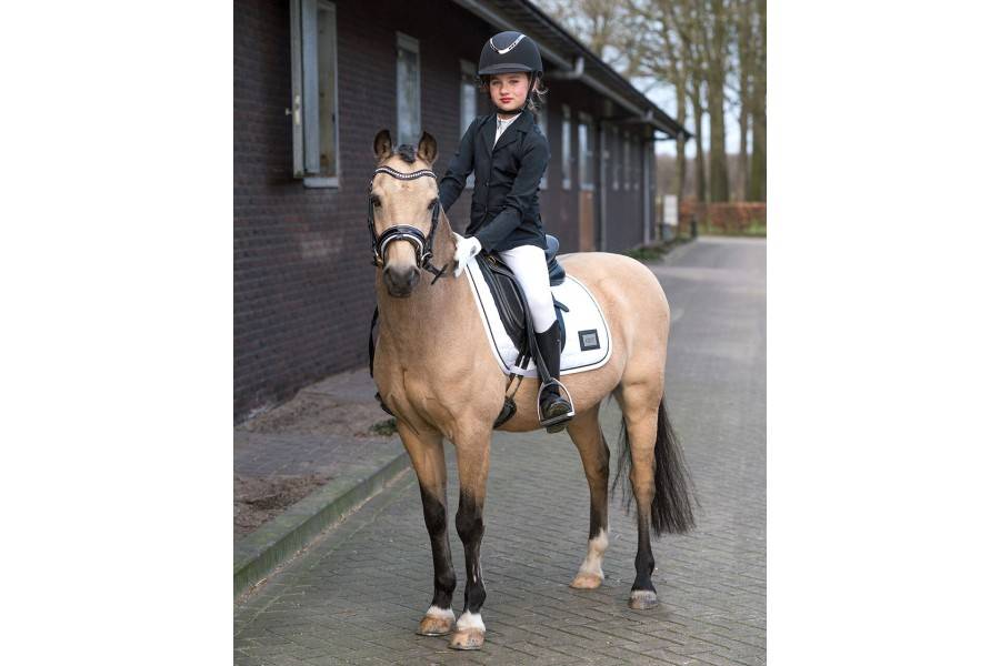 Jaqueta Concurs Júnior QHP Juliet Negra |Cavall i Genet a Equestrian