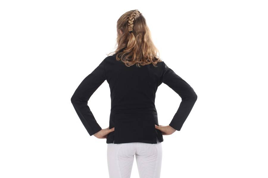 Jaqueta Concurs Júnior QHP Juliet Negra |Cavall i Genet a Equestrian