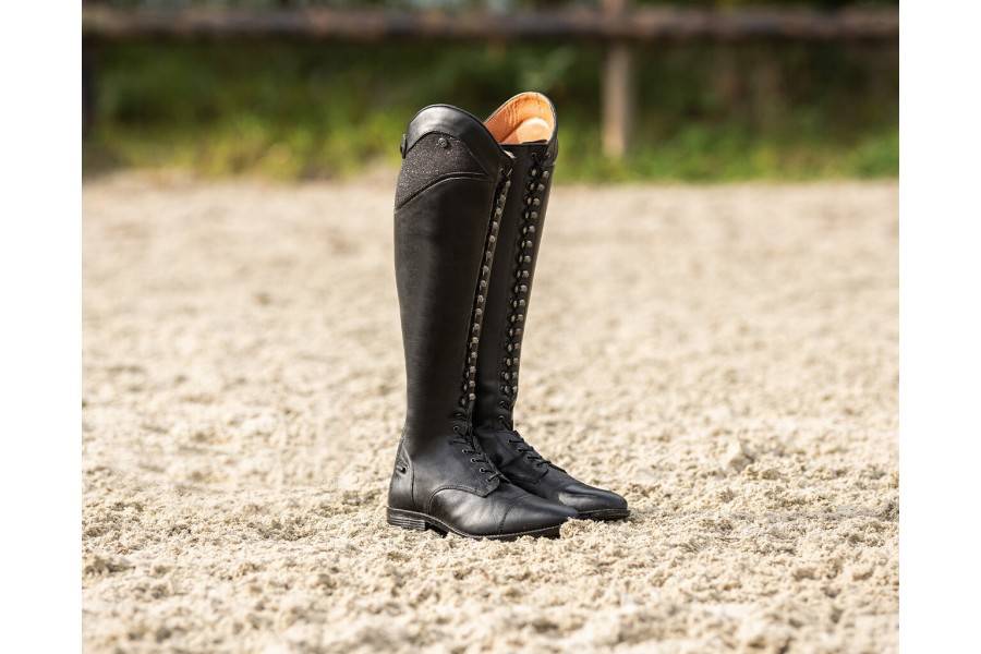 Botas QHP Hailey Junior Negra | Equestrian. Calvet Animals i Plantes.