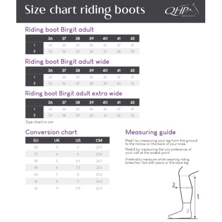 Botas QHP Birgit Adult Negro | Equestrian. Calvet Animals i Plantes.